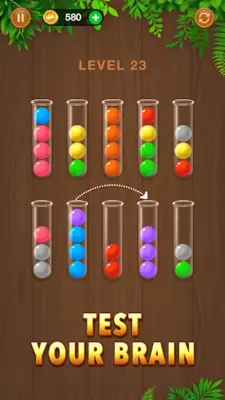 Wooden Ball Sort - Puzzle Game android App screenshot 14